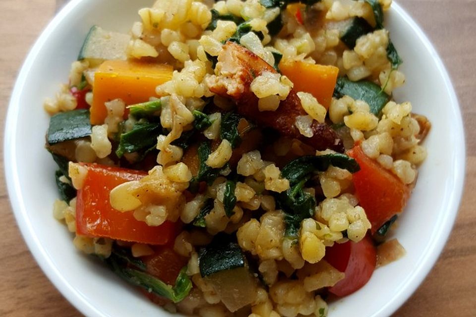 Bulgur-Gemüse-Pfanne