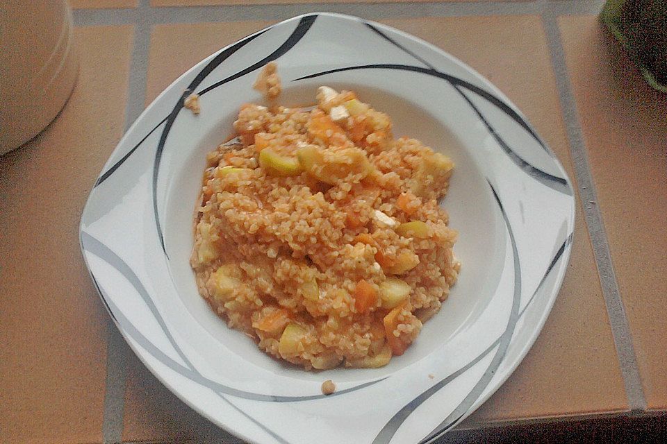 Bulgur-Gemüse-Pfanne