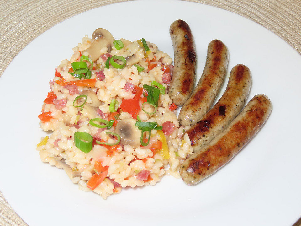 Risotto Salami von carodelphin| Chefkoch