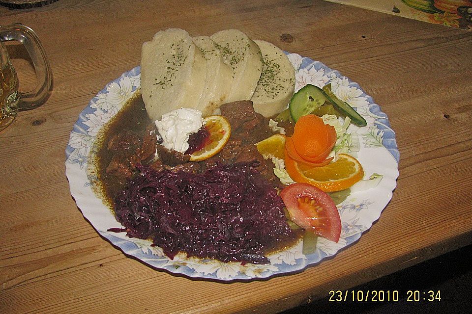 Hirschgulasch