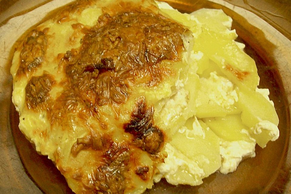 Fettarmer Kartoffelgratin á la corle