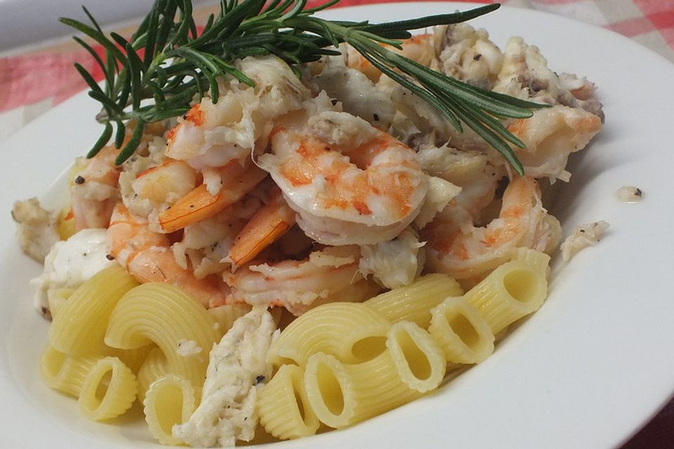 Pasta - Fisch - Pfanne