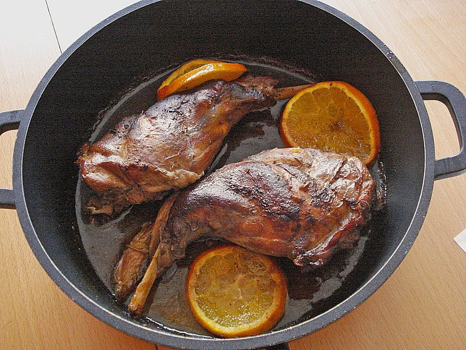 Portugiesisches Kaninchen mit Orangen von heimwerkerkönig| Chefkoch