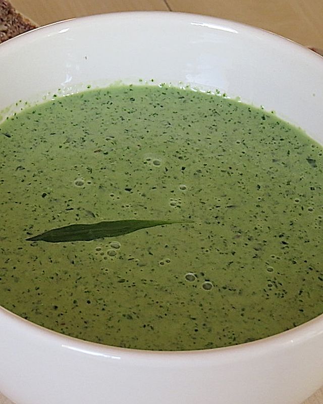 Bärlauch - Joghurt - Suppe