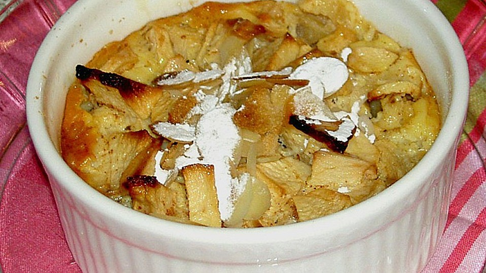 Apfel - Vanille - Auflauf mit Zwieback von cremehase