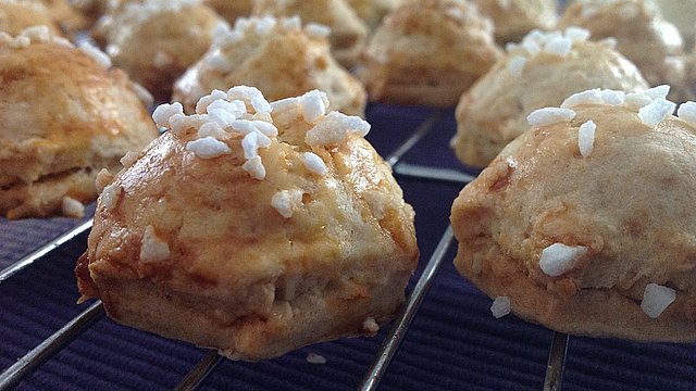 Gefüllte Orangen - Haselnussplätzchen von feuermohn