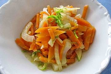 Fenchel - Karotten - Salat