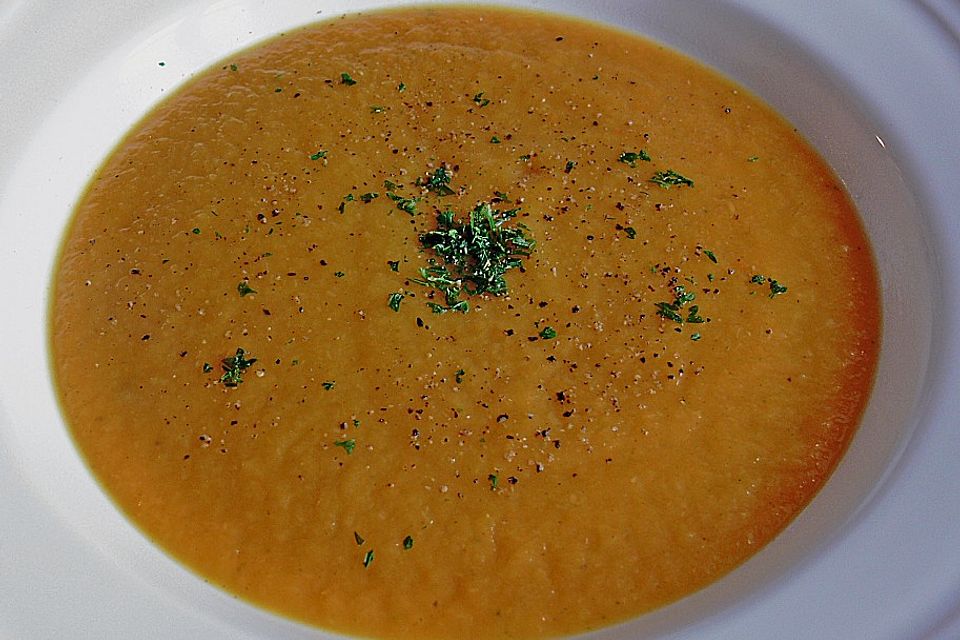 Pastinaken-Kürbis-Suppe