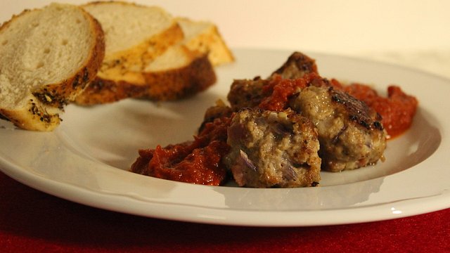 Italienische Fleischklößchen in Tomatensoße von BattyBates Italienische Fleischklößchen in Tomatensoße von BattyBates