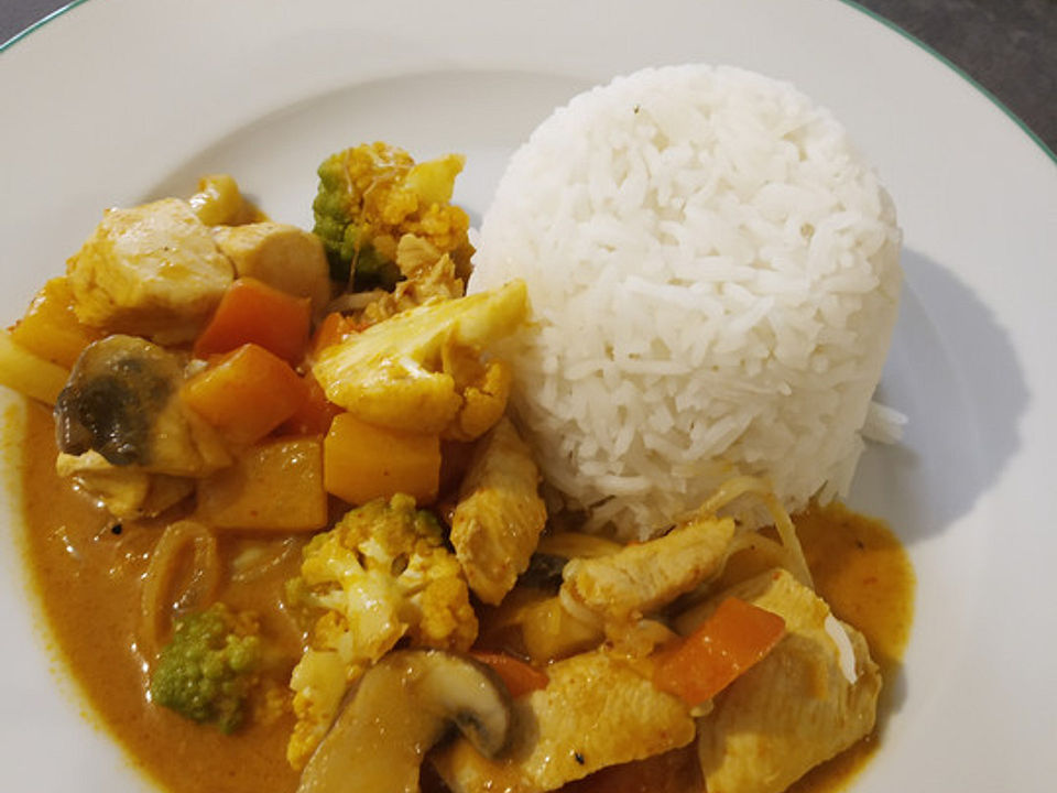 Thaicurry mit Hähnchenbrust und Kokosmilch von claudi-g | Chefkoch