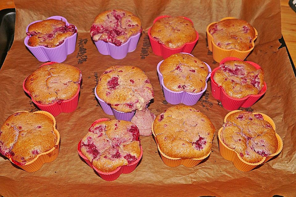 Fruchtige Himbeer - Muffins