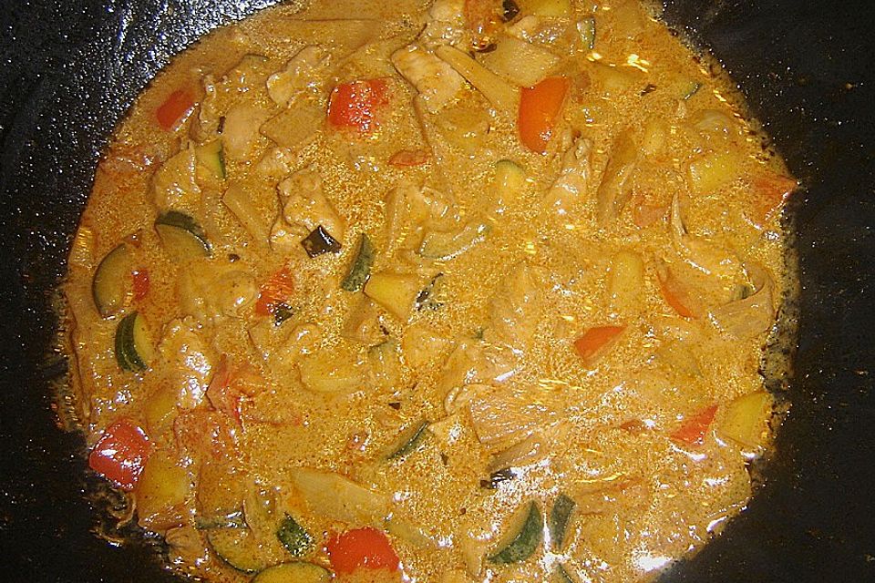 Asiatisches Hühnercurry