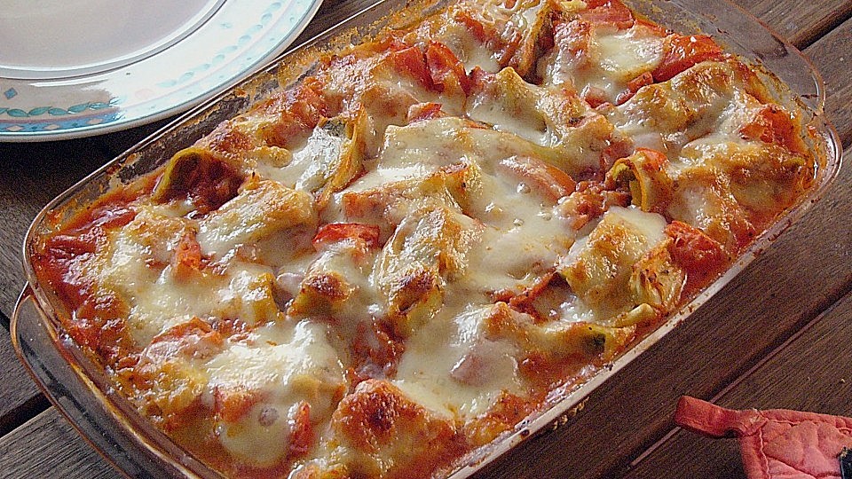 Maultaschenauflauf nach italienischer Art von lenbäc