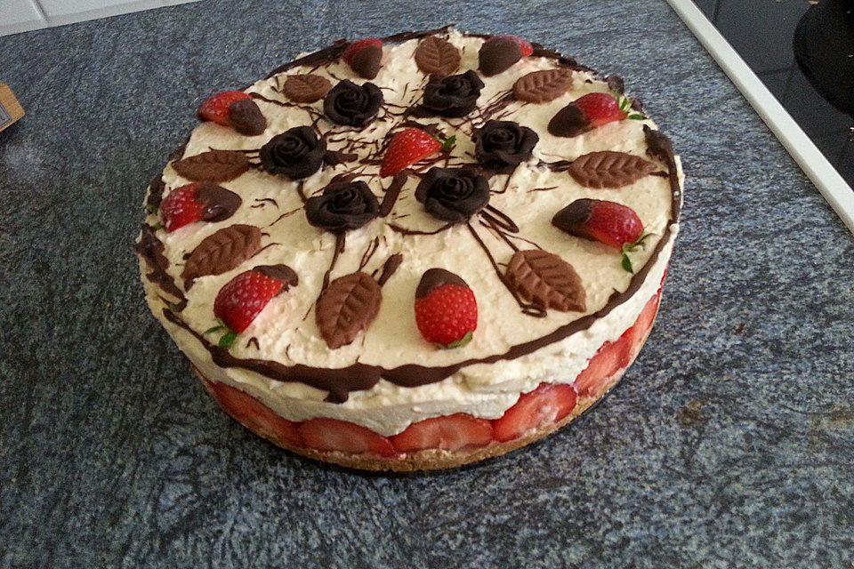 Baileys - Mousse - Himbeer - Cheesecake (ohne backen)