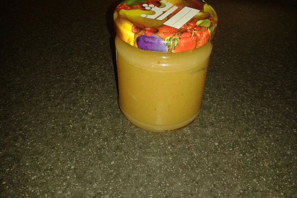 Birnenmarmelade mit Lebkuchengewürz