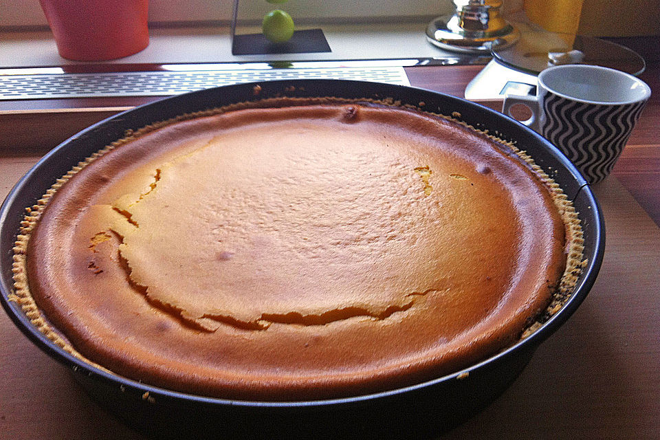 Käsekuchen mit Mohn