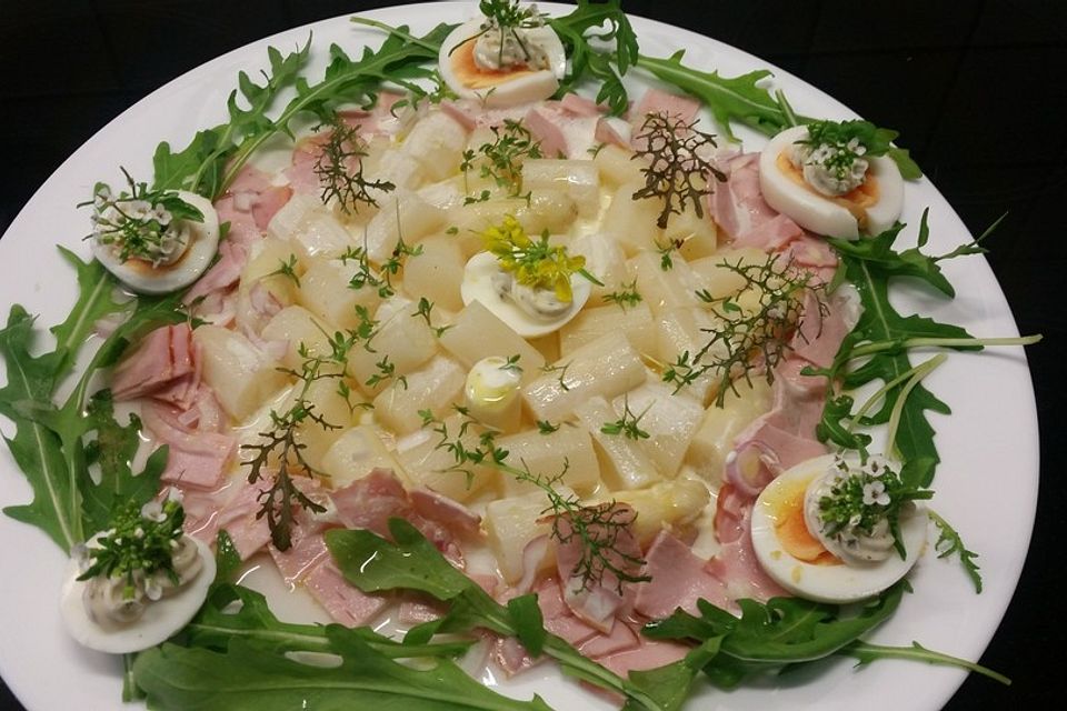 Bunter Spargelsalat