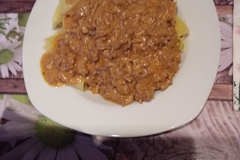 Bolognese Sauce - mal anders - mit Spaghetti