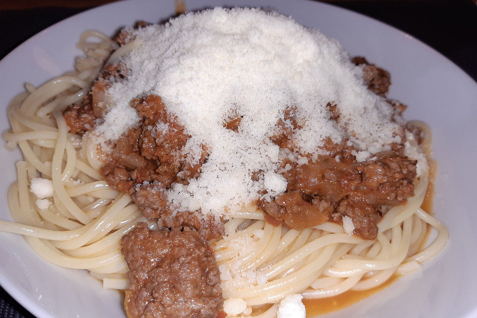 Bolognese Sauce - mal anders - mit Spaghetti