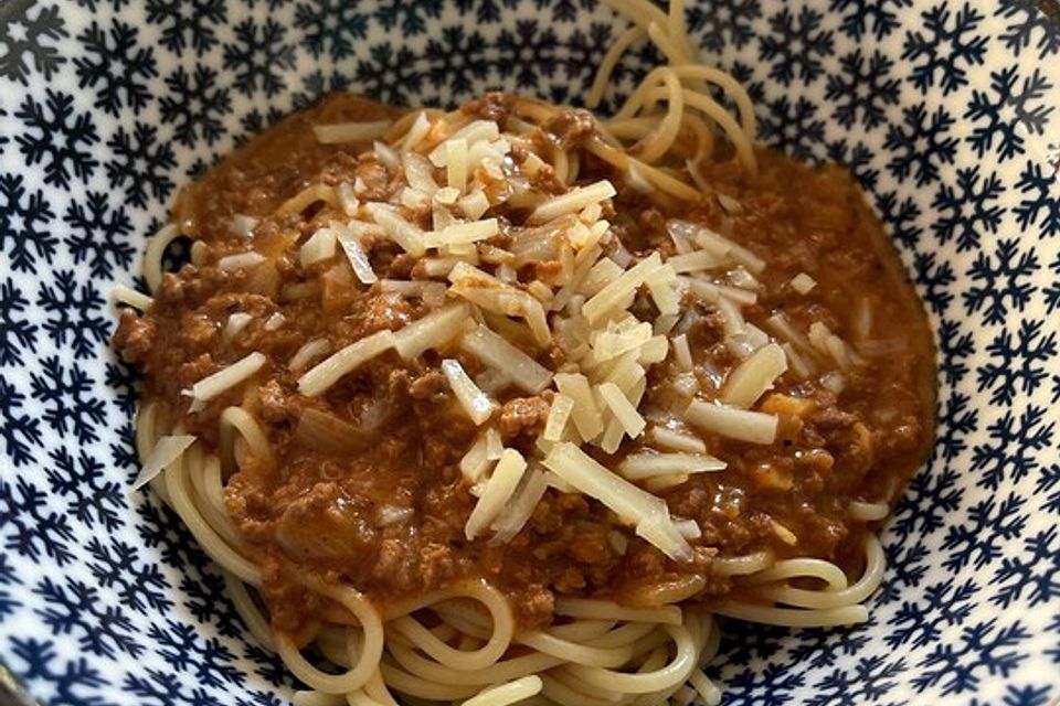 Bolognese Sauce - mal anders - mit Spaghetti