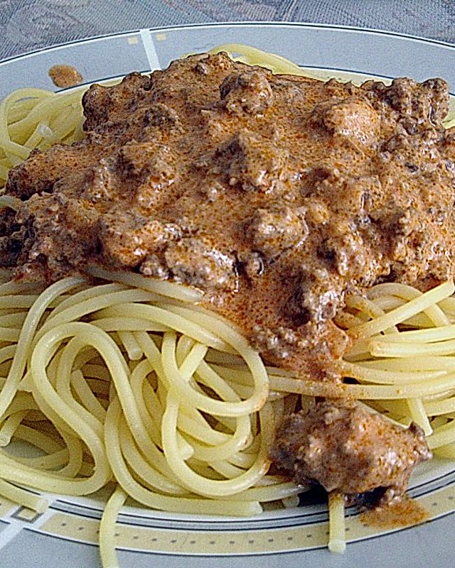 Bolognese Sauce - mal anders - mit Spaghetti
