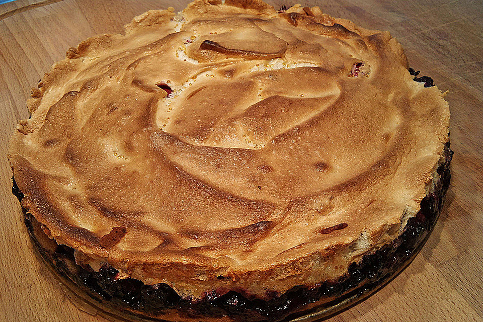 Beeren - Blechkuchen mit Baiser