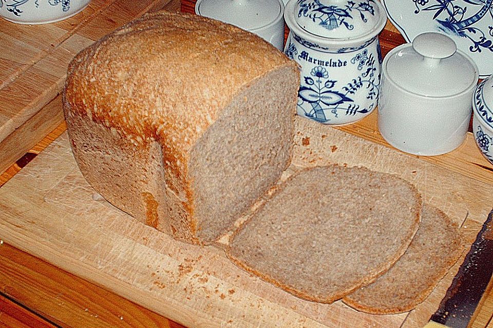 Dinkelmischbrot für den Brotbackautomaten