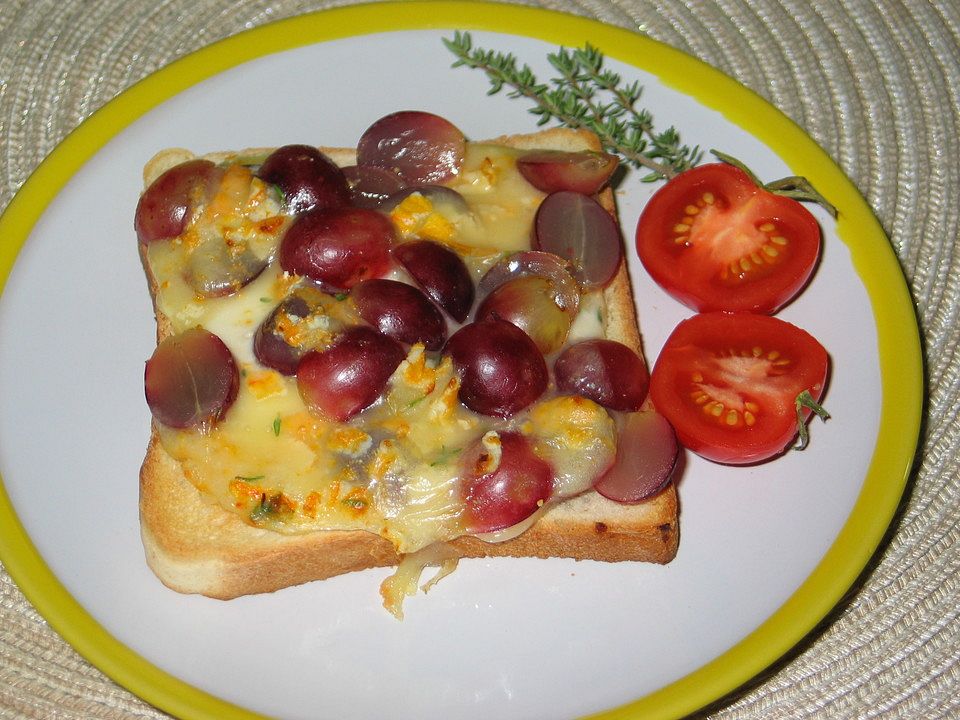 Käse - Trauben - Toast von skadel| Chefkoch Käse - Trauben - Toast von skadel| Chefkoch