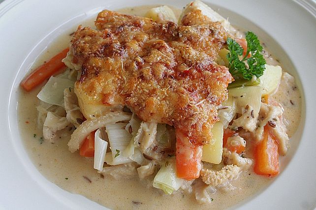 Kalbskutteln - Gratin mit Gemüse von HRMatter| Chefkoch