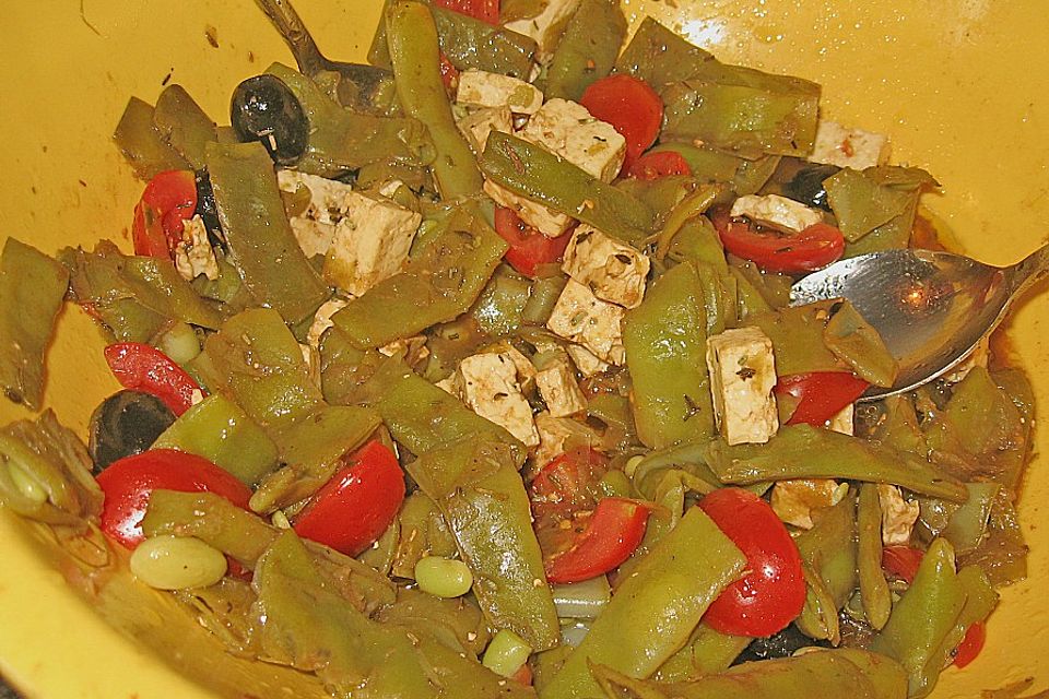 Mediterraner Bohnensalat Mediterraner Bohnensalat