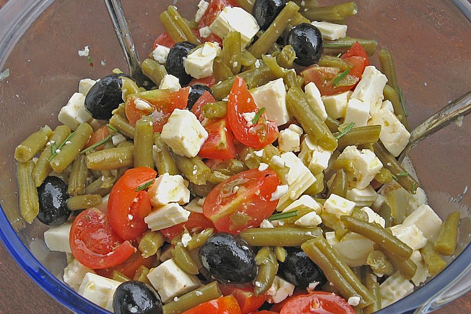 Mediterraner Bohnensalat Mediterraner Bohnensalat