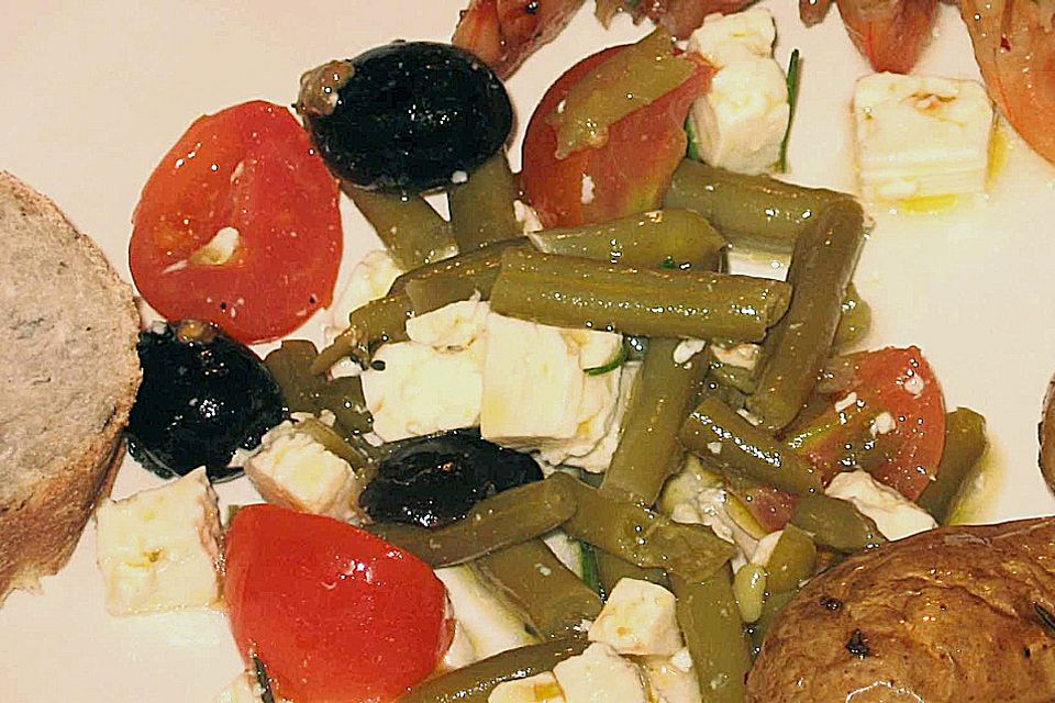 Mediterraner Bohnensalat Mediterraner Bohnensalat