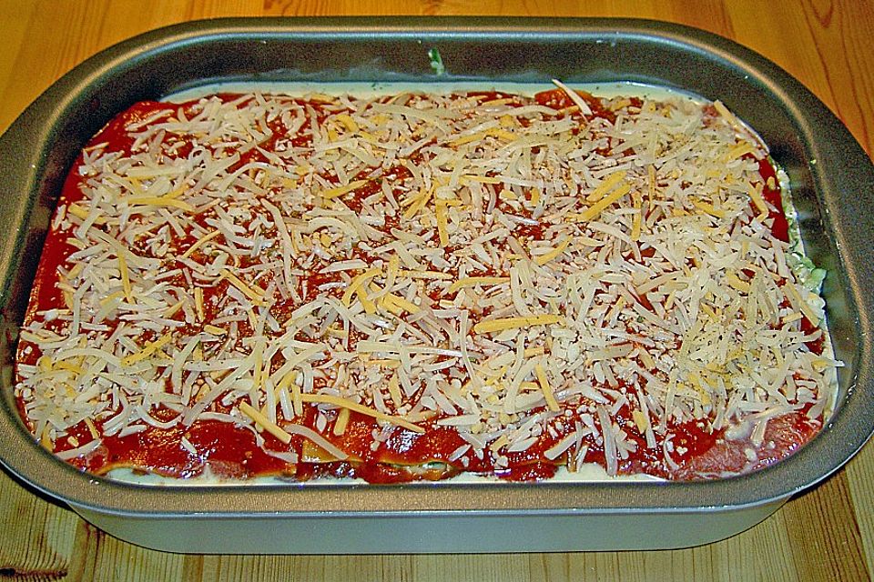 Zucchini - Spinat - Lasagne