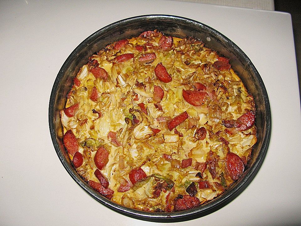 Herzhafte Kassler - Wirsing - Torte von Nicole D.| Chefkoch