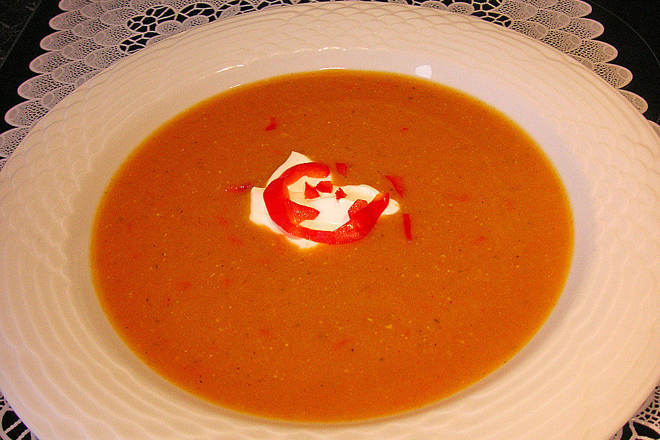 Rote Linsensuppe