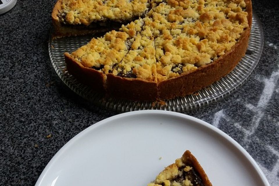 Apfel - Mohn - Streuselkuchen