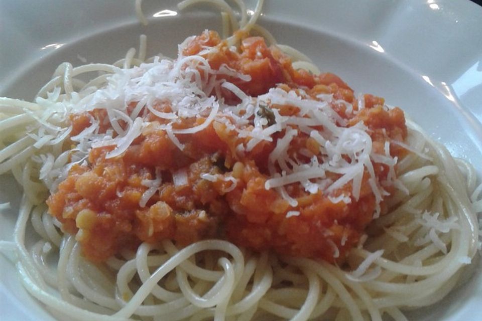 Linsen Bolognese