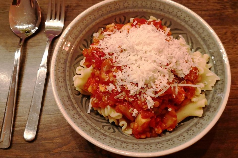 Linsen Bolognese