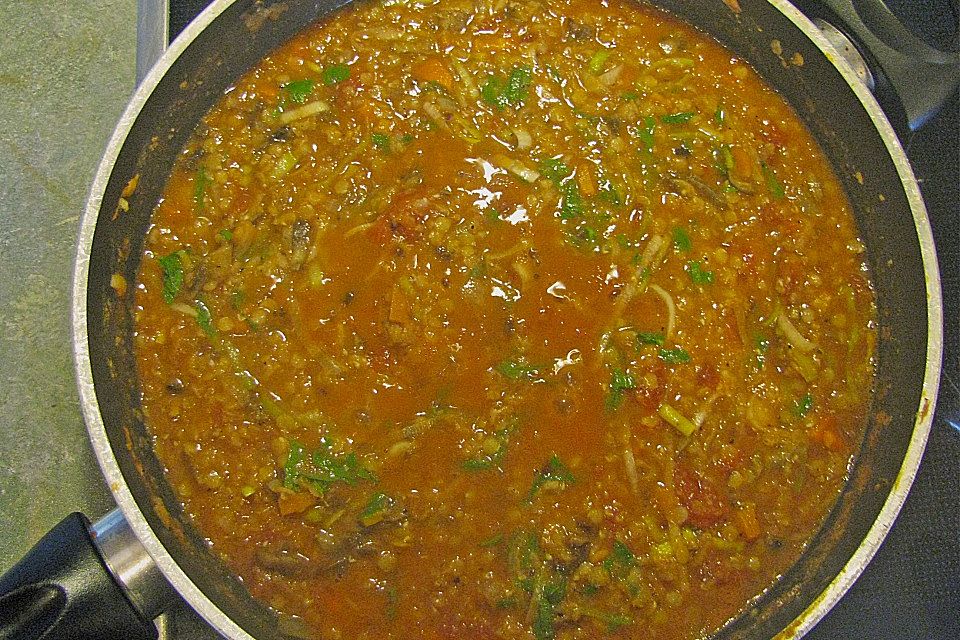 Linsen Bolognese