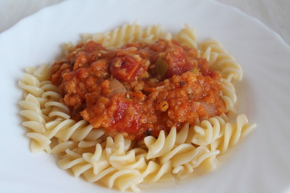 Linsen Bolognese