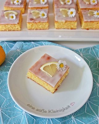 Zitronenkuchen Mit Schokoglasur