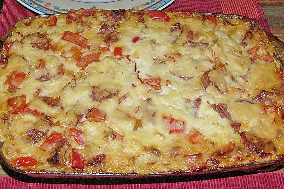 Paprika - Salami - Lasagne