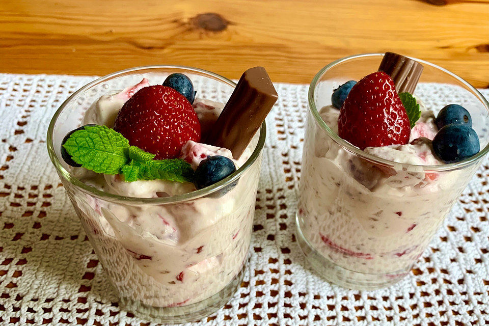 Erdbeer - Joghurette - Dessert Erdbeer - Joghurette - Dessert