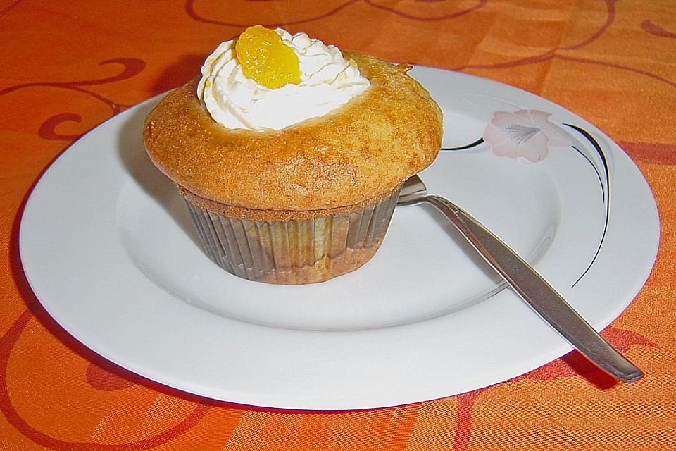 Angelique`s Puddingmuffins mit Quark - Sahne - Creme