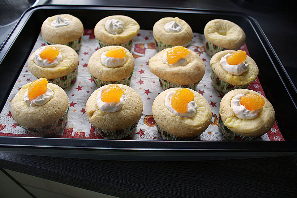 Angelique`s Puddingmuffins mit Quark - Sahne - Creme