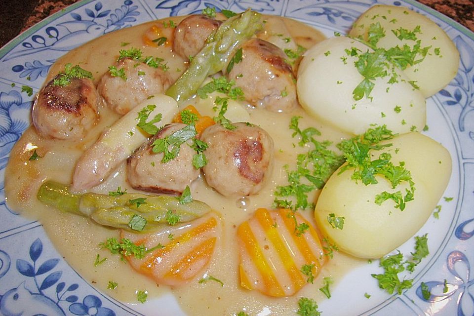 Spargelragout