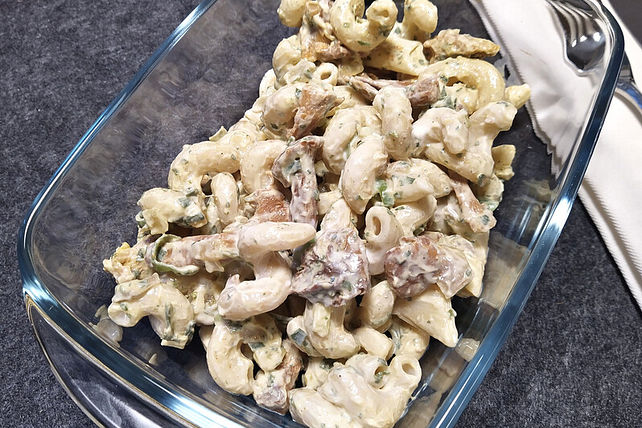 Nudelsalat mit Pfifferlingen| Chefkoch