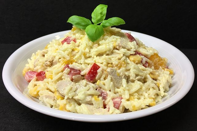 Fruchtiger Curry - Reis - Salat mit Geflügel von browniie| Chefkoch