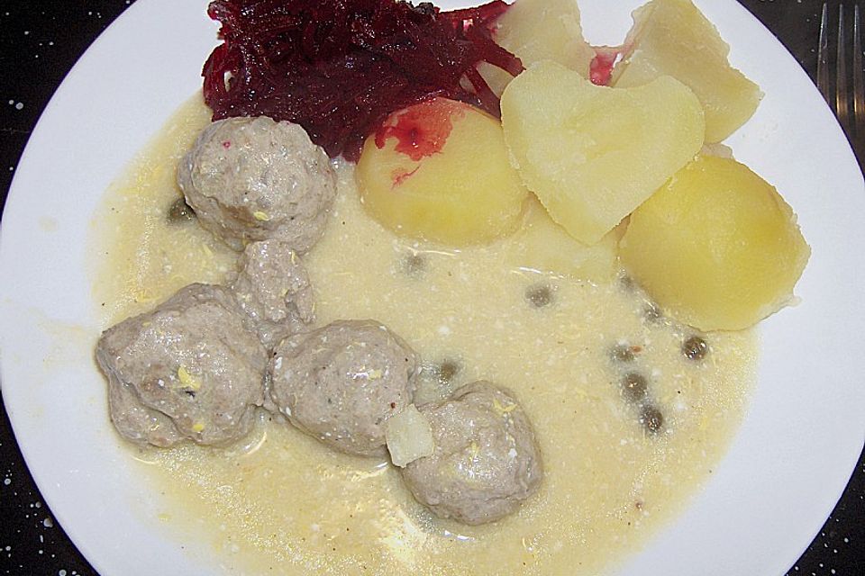 Königsberger Klopse mit Roter Bete