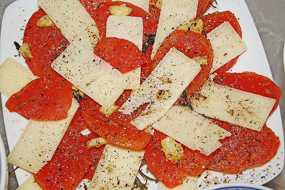 Tomaten mit Parmesan